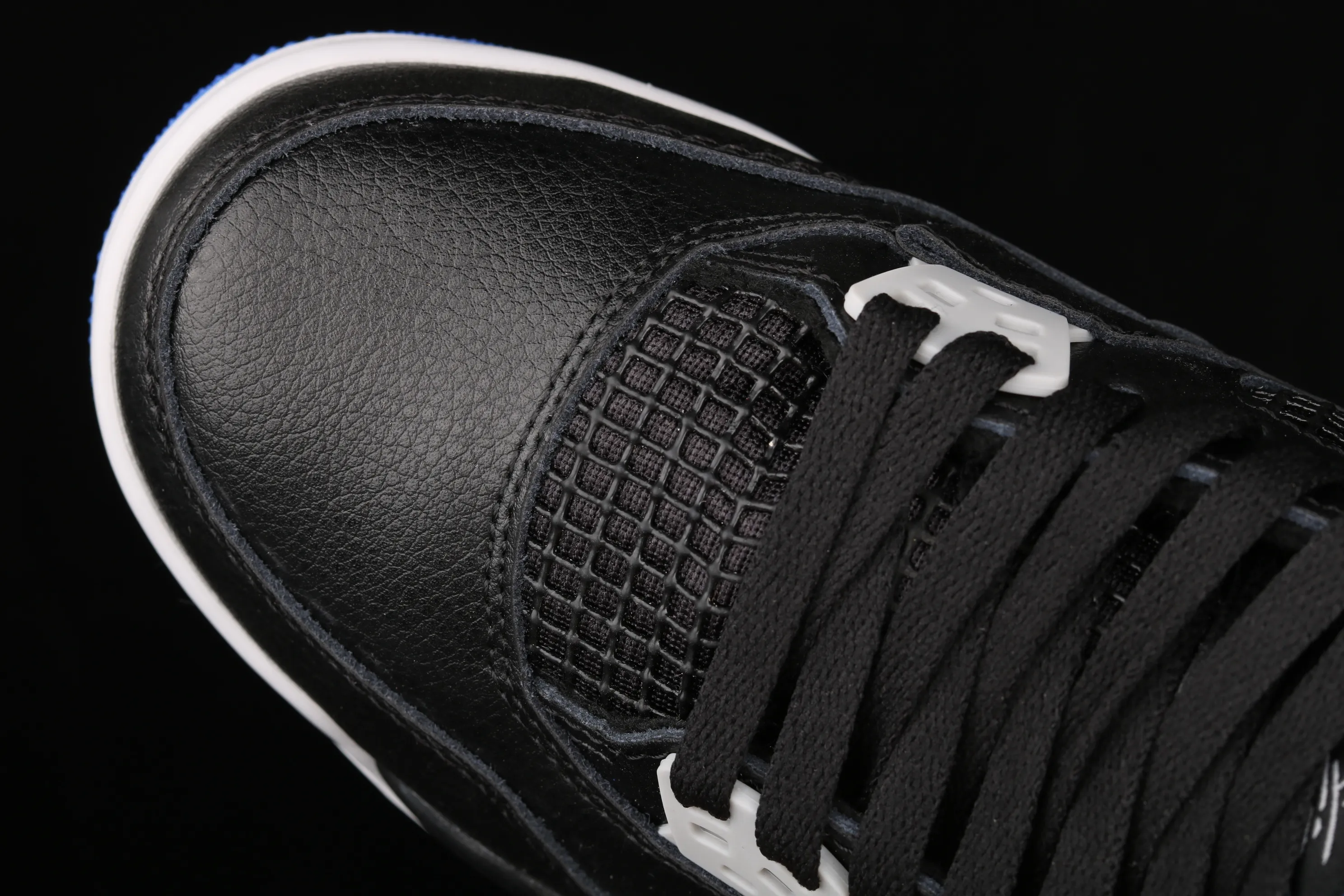 All categories Air Jordan Jordan series basketball shoes Air Jordan 4 G version Air Jordan 4 Retro AJ4 Joe 4 black and blue 308497-006
